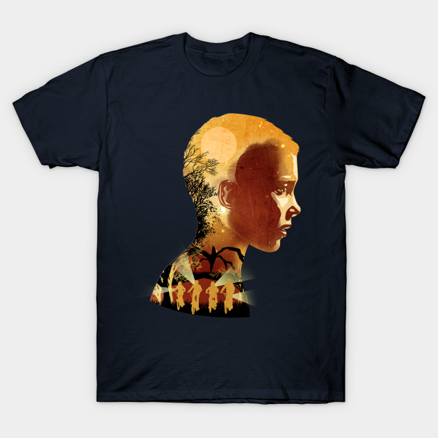stranger things yellow and black shirt